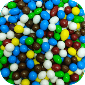 Uvas con Chocolate de Colores